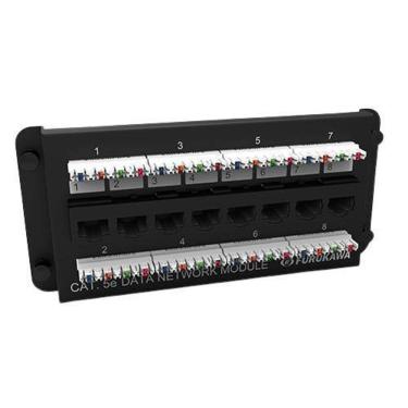 Imagem de Módulo Para Dados Sohoplus Cat.5E 8 Portas - Cdm