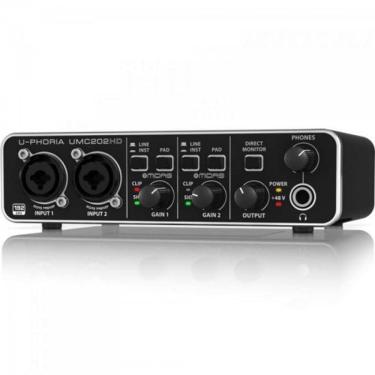 Imagem de Interface De Audio Digital U-Phoria Umc202Hd Preto Behringe