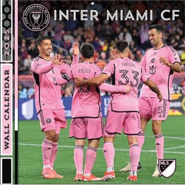 Imagem de Turner Sports Calendário de parede do time Inter Miami FC 2025 12 x 12 (25998012217)