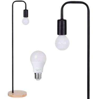 Imagem de Luminária Piso Coluna 163Cm Pedestal Chão Metal