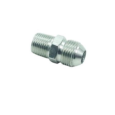 Imagem de CDQBWKJGFJ 1 adaptador de tubo 1/5.1 cm macho 37° Flare JIC x 3/20.3 cm macho NPT encaixe hidráulico de aço chapeado