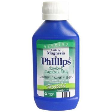 Imagem de Leite de Magnésia Philips 1200mg Hortelã 350ml ASPEN