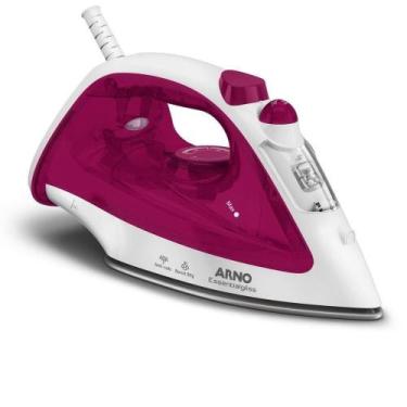Imagem de Ferro A Vapor Arno Essentialgliss 127V - Branco/ Rosa, Rosa e Branco, 