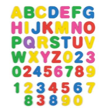 Imagem de Kit Jogo de Letras e Números EVA Didático Atóxico Colorido