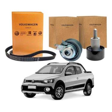 Imagem de Kit Correia Dentada Tensor Saveiro Cross 1.6 16v 2014 A 2017 - Volkswa
