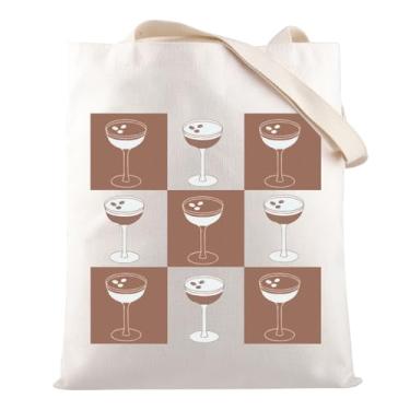 Imagem de HOLLP Sacola Espresso Martini, presente de despedida de solteira, presente para amantes de bebidas, Drink B, One Size