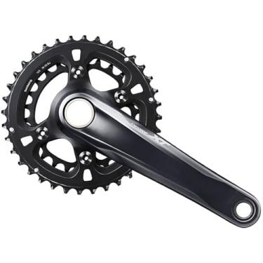 Imagem de SHIMANO Deore XT 12 Speed Hollowtech II Spindle Bicycle Crankset, Preto, 175mm, 36/26t