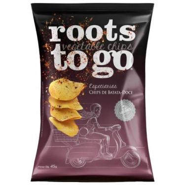 Imagem de Chips de Batata-Doce Especiarias Roots to Go 45g