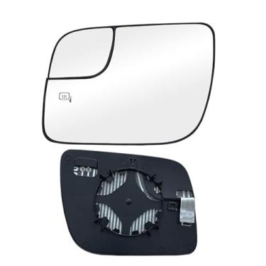 Imagem de Leolarmen Vidro de espelho lateral do motorista compatível com Ford Explorer 2011-2019 Police Interceptor Utility, Substituição do espelho aquecido convexo esquerdo para BB5Z-17K707-AA