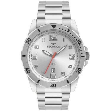 Imagem de Relógio Technos Masculino Militar Prata - 2115myk-1k 2115myk-1k