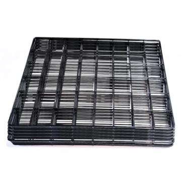 Imagem de Kit 25 Telas Aramadas Painel Cercadinho Estantes Balcões 30X30cm