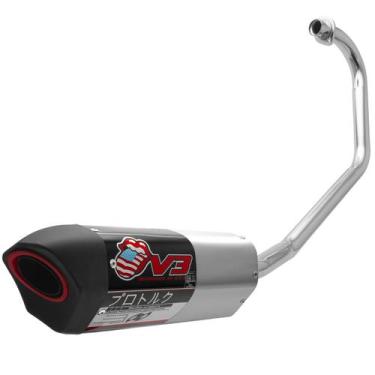 Imagem de Escapamento Esportivo Alumínio Pro Tork V3 Strada 1993 Até 2003, ALUMÍ