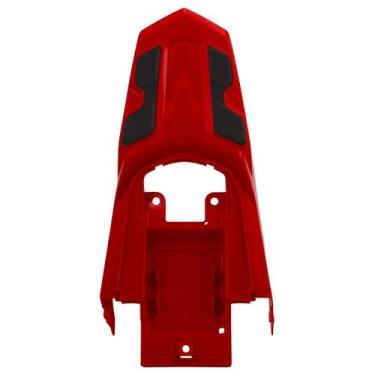 Imagem de Rabeta de Moto Traseira Bros-160 2015 Á 2017 Cromo Forte , VERMELHO FI