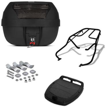 Imagem de Baú Bauleto De Moto 28 Litros Pro Tork Com Bagageiro Honda Biz 100 199