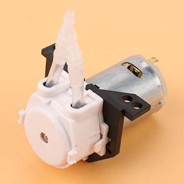 Imagem de Domary Bomba de Dosagem Pequena 1 * 3 Tubo de Gel Com Fonte de Alimentação de Comutação para Análise Química do Laboratório de Aquário, Auto-formação, Sem Válvulas e Focas para (12V 3 * 5)
