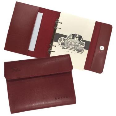 Imagem de Agenda Meu Pet 161-R Raffai Couros, Vermelho