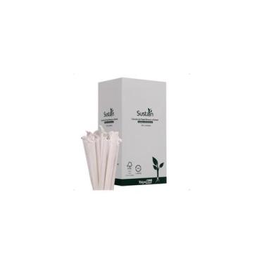 Imagem de Canudo de Papel Biodegradável Talge Caixa c/ 200 Unidades
