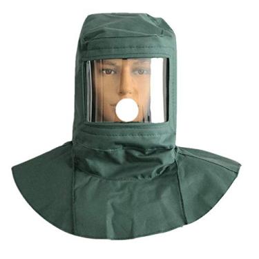 Imagem de TALENT PRO Máscara De Jateamento Areia Capuz Xale Capacete Equipamento Proteção Facial Antipoeira, Lona
