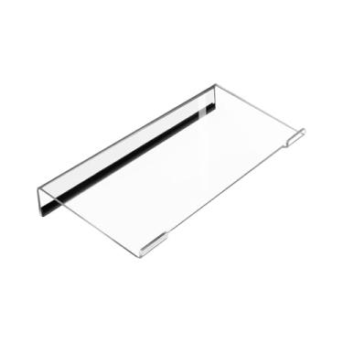 Imagem de Generic Suporte para teclado de computador, suporte para teclado de PC, estável, economizador de espaço, para de acrílico, levantador de de mesa para casa e, Transparente, 29.97 X 12.95 Cm X
