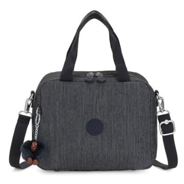 Imagem de Kipling Mochila escolar Miyo, Azul-marinho, One Size, Lancheira grande (com capa de carrinho)