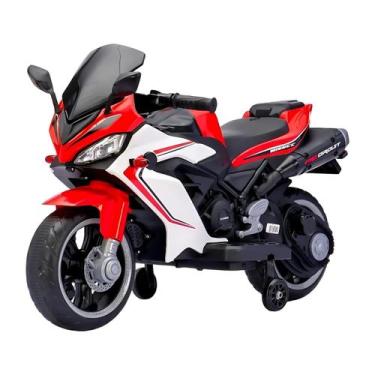 Imagem de Mini Moto Elétrica Infantil Aura A Bateria 12v Com Rodinhas - Bang Toy