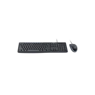 Imagem de Kit  Teclado  E Mouse Com Fio Logitech Mk200