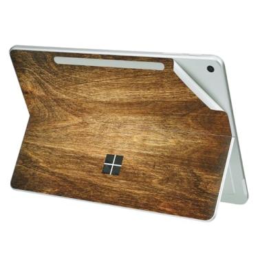 Imagem de Digi-Tatoo Película protetora ultrafina para tablet Microsoft Surface Pro 8 (versão 2021) 13 polegadas, fácil aplicação, antiarranhões, película de vinil sem resíduos [textura de madeira 2]