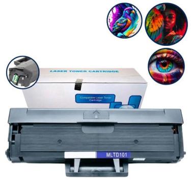 Imagem de Toner Compatível Samsung Mlt-d101s D101 101 Ml2165 - PontoNet, Preto