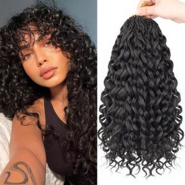 Imagem de Cabelo em crochê LUHLTHAR GoGo Curl Ocean Water Wave 18