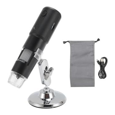 Imagem de Microscópio digital sem fio Profissional HD 1000X Magnificação 8 LED Microscópio eletrônico portátil portátil para Android iOS PC telefones para inspeção de tecido de planta de