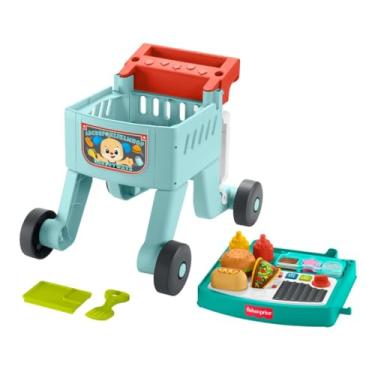 Imagem de Fisher-Price Aprender e Brincar Andador para Bebês Carro de Snacks 4 em 1 para crianças a partir de 6 meses