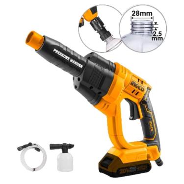 Imagem de Lavadora Jato Alta Pressão Sem Fio Com Acessórios S/ Bateria