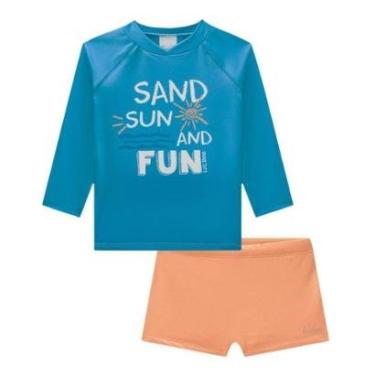 Imagem de CONJUNTO PRAIA CAMISETA SUNGA SAND SUN UV DRY UV50 LUC.BOO-Masculino