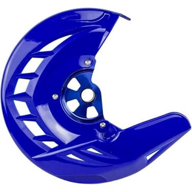 Imagem de NICECNC Capa protetora de disco de freio azul compatível com Yamaha YZ250FX/YZ450FX 2021 YZ250F/YZ450F 2014 2015 2016 2017 2018 2019 2020 2021 Ver encaixe