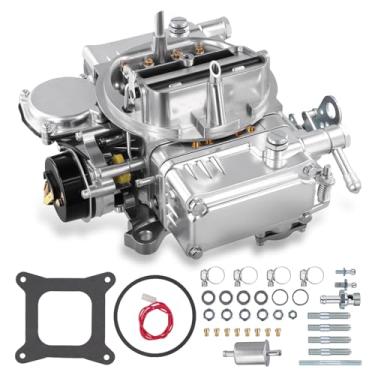 Imagem de Carburador BR-67270 600 CFM, 4 cilindros, bobina, elétrico, modelo 4150, secundário, compatível com veículos GM Ford Chrysler 1955-1988, design de entrada de combustível única