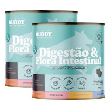 Imagem de 2 Suplemento Alimentar Cães Buddy Nutrition Digestão Flora