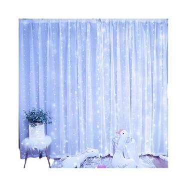 Imagem de Luzes De Cortina LED Com Controle Remoto 3M 4M 6M Para Natal, Feriados