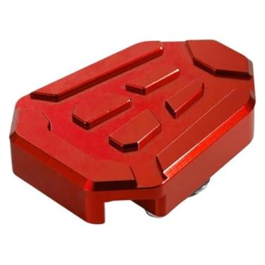 Imagem de BYYINGSUS Alavanca de freio de pedal aumentada do pé traseiro acessórios de pedal alongado compatíveis com Z900 Z650 Z 400 Z1000 Ninja 650 Ninja400(vermelho)