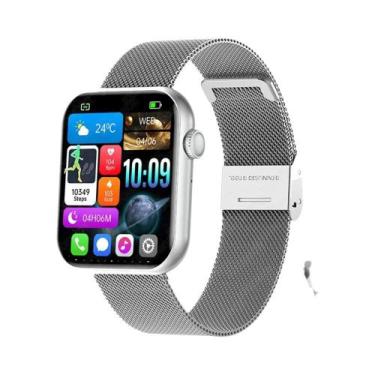 Imagem de Relógio Inteligente Masculino Com Tela AMOLED HD, Rastreador Esportivo