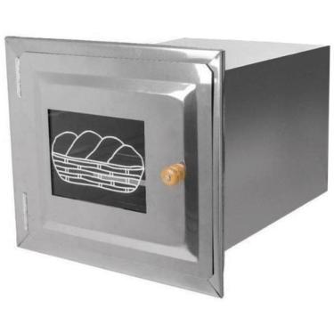 Imagem de Forno De Fogão A Lenha Embutir Com Frente De Vidro Aço Nº 3