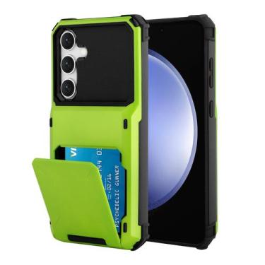 Imagem de Capa de celular Marphe Wallet para Samsung Galaxy S23 FE verde