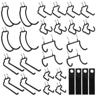 Imagem de Conjunto de ganchos Pegboard ELEAD, organizador pesado de 28 peças