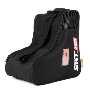 Imagem de Bolsa de patins SKT HP com alça de ombro ajustável preta