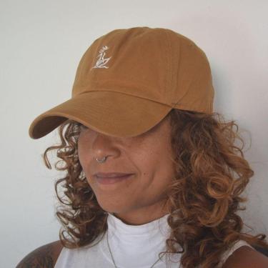 Imagem de Boné Dad Hat Seis Gomos Bordado - Caramelo-Unissex