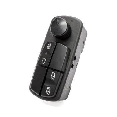 Imagem de Botão Do Vidro Elétrico Axor Atego Actros Sem Trava Portas Com Regulag