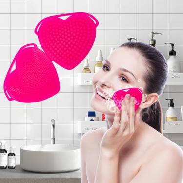 Imagem de 1 escova de limpeza facial de silicone, massageador facial esfoliante suave para todas as peles