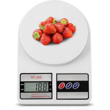 Imagem de SF-400 Balança Digital de Precisão para Cozinha, Display LCD, Capacidade 2g-5000g, Função Tara, Desligamento Automático, Alimentação por Bateria