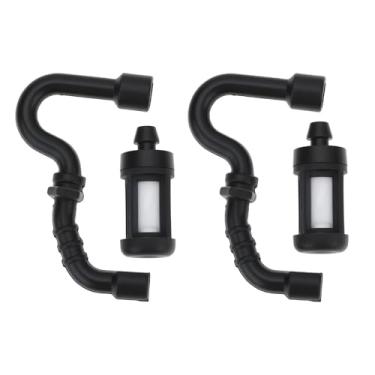 Imagem de Briny River 2 conjuntos de filtros de tubo de combustível para motosserra 1130 358 7701 130 358 7700 compatível com Stihl MS170 MS180 017 018 1130 358