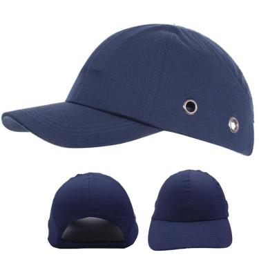 Imagem de Bone Com Capacete Epi Obra Segurança Do Trabalho Casquete Reparo Construçao Oficina Resistente Proteçao