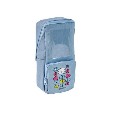 Imagem de Estojo de lápis Creative Phone Shape Jeans de grande capacidade